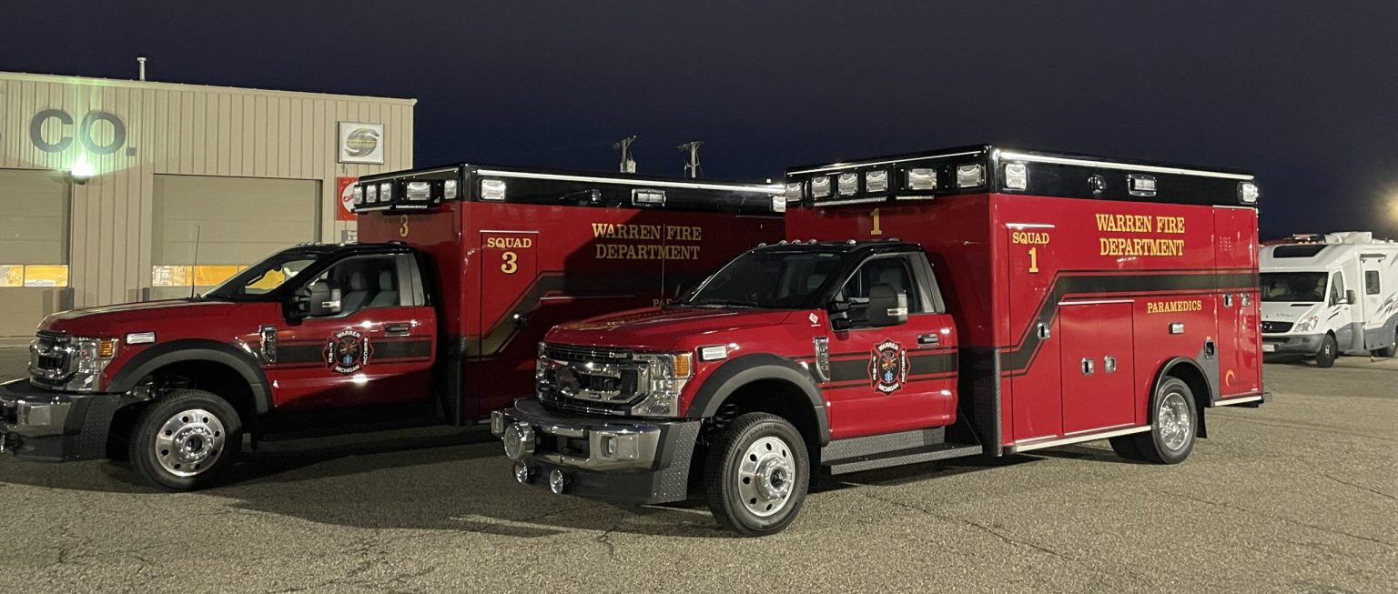 Warren Fire Department Emergency Vehicles Plus